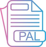 PAL Thin Line Element vector