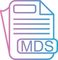 MDS Muted Color Design vector