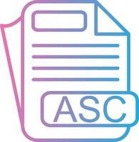 ASC Gradient Color Form vector