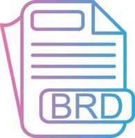 BRD Gradient Color Form vector