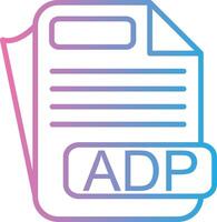 ADP Muted Color Design vector