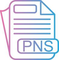 PNS Gradient Color Form vector