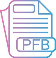 PFB Pixel Style Badge vector