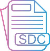 SDC Color Block Badge vector