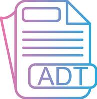 ADT Clean Sketch Form vector