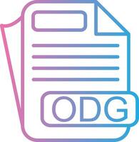 ODG Gradient Style Element vector