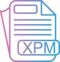XPM Color Stroke Symbol vector