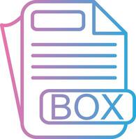 BOX Isometric Web Illustration vector