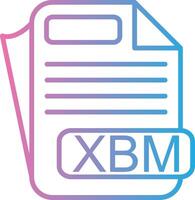 XBM Monotone Sketch Design vector
