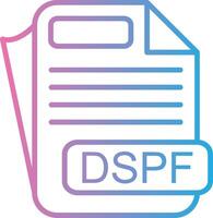DSPF App Based UI Graphic vector