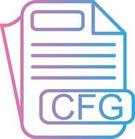CFG Vibrant Visual Object vector