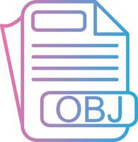 OBJ Minimal Art Object vector