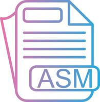 ASM 3D Rendered Symbol vector