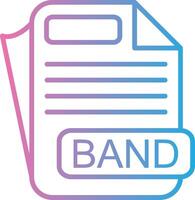 BAND Color Block Badge vector
