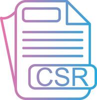 CSR Modern Color Symbol vector