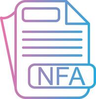 NFA Minimal UI Element vector
