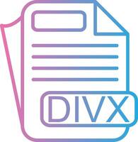 DIVX Sharp Line Mark vector