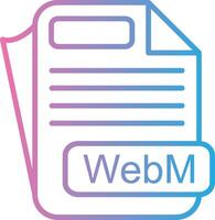 WebM Minimal Graphic Visual vector