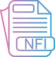 NFI Geometric App Mark vector