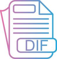 DIF Custom Line Element vector