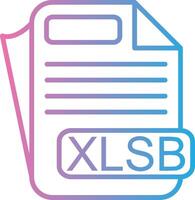 XLSB Neon UI Symbol vector