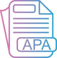 APA Vibrant Visual Object vector