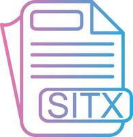 SITX Subtle UI Graphic vector