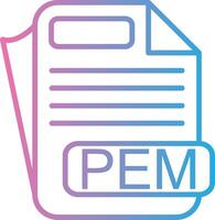 PEM Sharp Line Mark vector