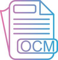 OCM Gradient Style Element vector