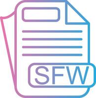 SFW Thin Line Element vector