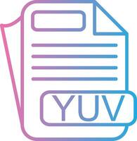 YUV Web Based Design Element vector