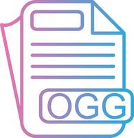OGG Isometric Web Illustration vector
