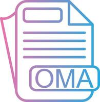 OMA Gradient Color Form vector