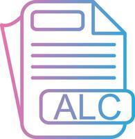 ALC Neon UI Symbol vector