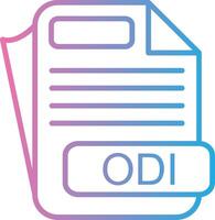 ODI App Based UI Graphic vector