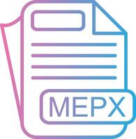 MEPX Vibrant Visual Object vector