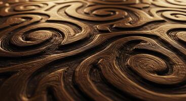 A close up of a wooden surface with swirls photo