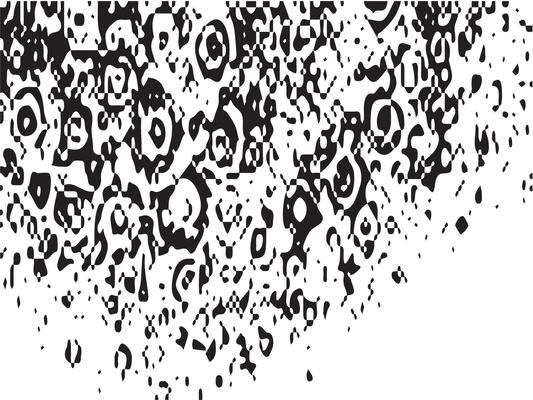 Creative halftone abstract black and white pattern perfect for digital backgrounds prints and art