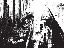 Abstract grunge alleyway in black and white with high contrast texture ideal for artwork and design vector