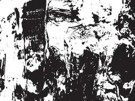 Abstract black and white grunge pattern with textured layers ideal for art backgrounds and posters vector