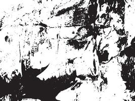 High contrast black and white grunge texture with distressed elements perfect for creative projects vector