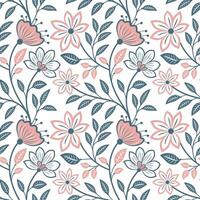 Floral pattern. Background with abstract . Wallpaper. vector