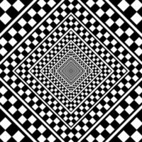 An optical illusion pattern with squares and circles vector