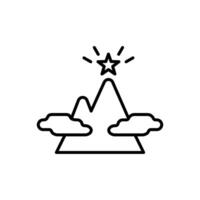 success icon with line style isolated on white background, eps file and easy to edit and change color. vector