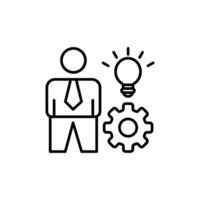 mentoring icon with line style isolated on white background, eps file and easy to edit and change color. vector