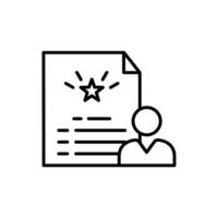 professional service icon with line style isolated on white background, eps file and easy to edit and change color. vector