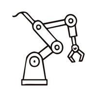 Robot Arm Icon, Robotic Arm Icon vector