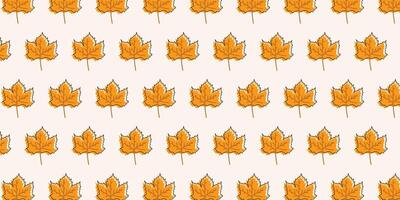 diagonal seamless pattern design with maple leaf. repeat background vector
