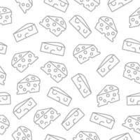 cheese seamless pattern illustration vector