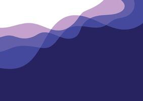 A blue wave and line on a dark blue abstract background. For cover book, web, presentation, and card. vector